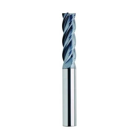 Single End Mill, Center Cutting Honed Edge Long Length, Series 5980, 14 Cutter Dia, 3 Overall Le